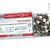 Spazzolini in nylon o setola, attacco contrangolo, diametro 7mm. WESTPOINT
