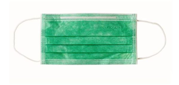 mascherine-monoart-euronda-verde Mascherine chirurgica monouso ipoallergenica Protection 3 MONOART conf. 50 pz,